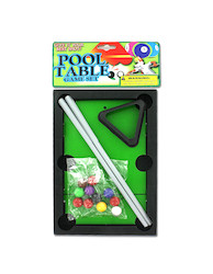 TOY POOL TABLE SET