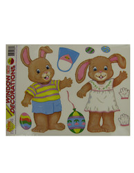 EASTER WINDOW CLINGS X1