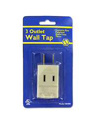 3 OUTLET WALL TAP X1
