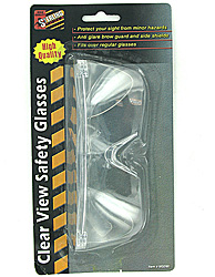 CLEAR SAFETY SPECS X3