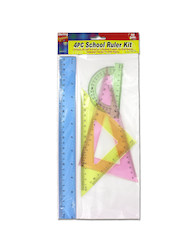 4PC DELUXE RULER SET