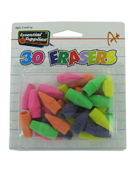 30 PK ERASERS X6