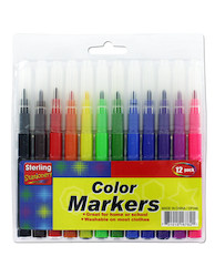 12PK COLORED MARKER SET