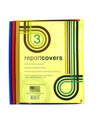 3PACK CLEAR REPORT COVERS