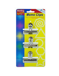 3PC BULLDOG CLIPS