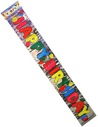 6` FOIL BIRTHDAY BANNER