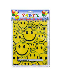 10 PC HAPPY FACE BAGS