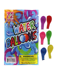 WATER BALLOONS 72PC