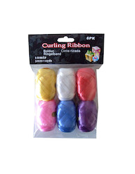 6PK CURLING RIBBON LH0302