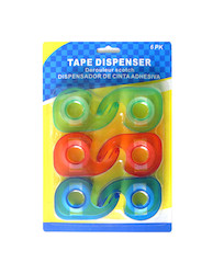 6PK TAPE DISPENSER OJ0102