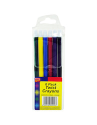 6PK TWIST CRAYONS OK0601