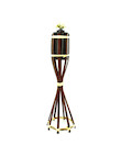 Wicker tiki torch