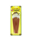 craft paint brushes 9 pack