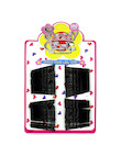 120 pk. Bobby Pins w/ Tips Black