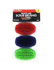 3 pk. 3.5 x inch Scrub Brushes