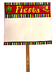 Fiesta yard sign 
