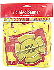 Firefighter 9 ft jointed banner 