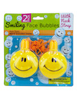 2 Piece Smiling Face Bubbles