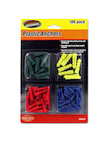 wall anchors plastic assorted 100 pack