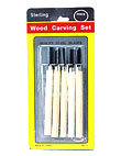 wood carving set 5 pack