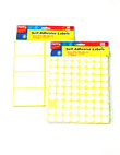 white labels 4 asst