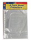 SHEET PROTECTORS 8PK