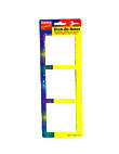 multi color stick-on note pads
