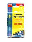 color paper clips 100 per pack
