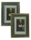 3 x 5 ornate frame 2 assorted colors