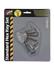 8 Pc SAE Hex Key Set w/Ring